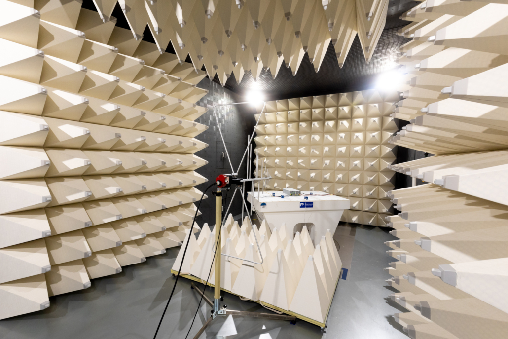 What does a semi-anechoic chamber look like?